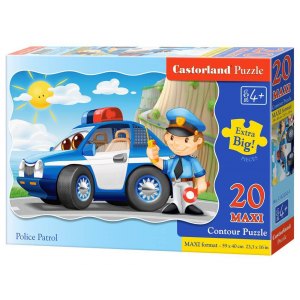 PUZZLE 20EL.MAXI POLICE PATROL