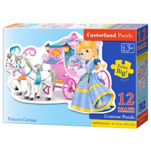 PUZZLE 12 EL.PRINCESS CARRIAGE