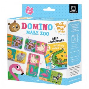 DOMINO MAŁE ZOO GRA+KSIĄŻ.