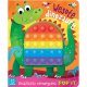 DINOZAURY KSIĄŻECZKA Z POP IT