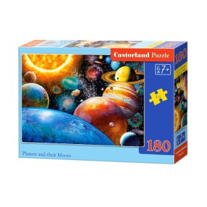 PUZZLE 180 EL. PLANETS MOONS